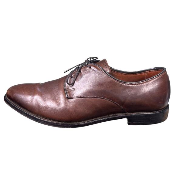 Allen Edmonds Kenilworth Brown Leather Plain Toe Bluchers Oxfords Size US 10 D main image 8